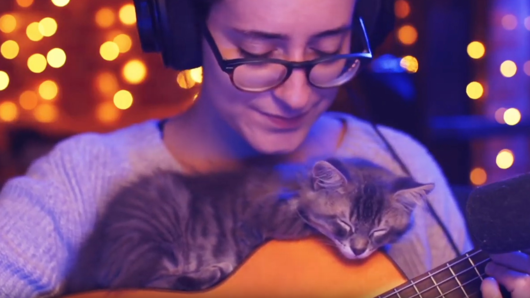 Purring Sounds And Relaxing Tunes